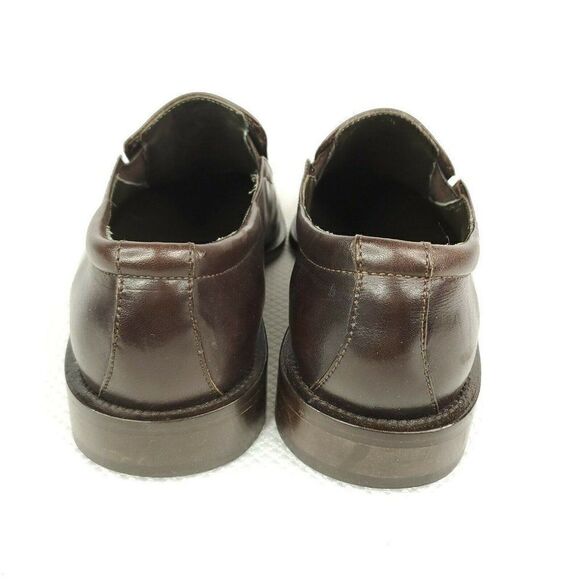 Donald J Pliner Brown Leather Loafers Shoes main image 3